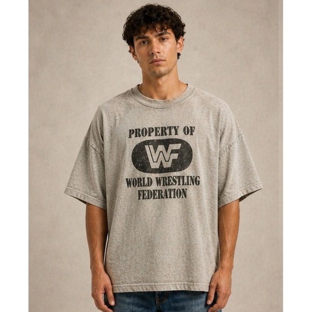 Vintage WWF T Shirt XL Single Stitch World Wrestling Federation Logo Tee